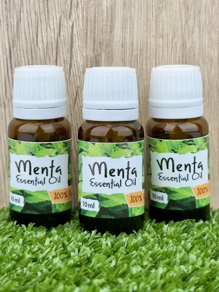 Olio essenziale di Menta, italiano e puro 10ml, Oli essenziali 2
