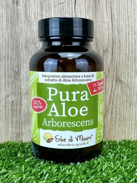 Aloe Arborescens pura. Puro estratto in 75 capsule