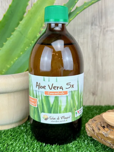 Jus d'Aloe Vera Concentré 5x, sans aloine